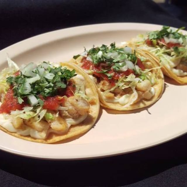 Shrimp Tacos.