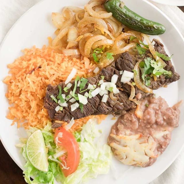 Carne Asada Plate.